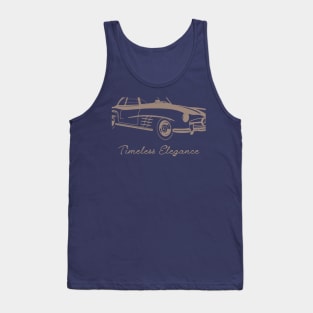 Timeless Elegance Classic Collectable cars Mercedes Benz 300 SLR Tank Top